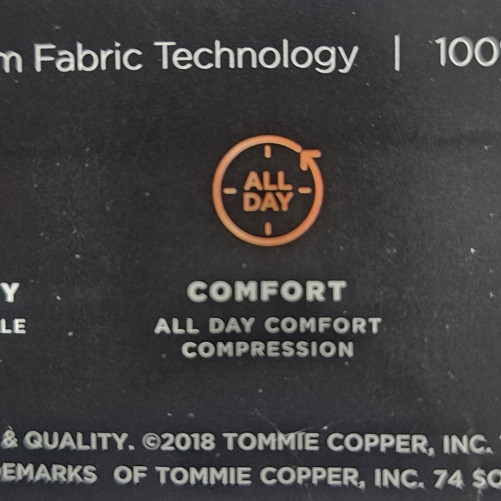 Tommie Copper Women's NWT Lower Back Support Leggings XL Black - Picture 9 of 16
